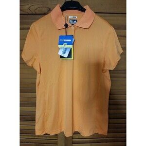 Adidas Coolmax Womens Shirt Golf Shirt Sz Lg Orange National Kidney Foundation